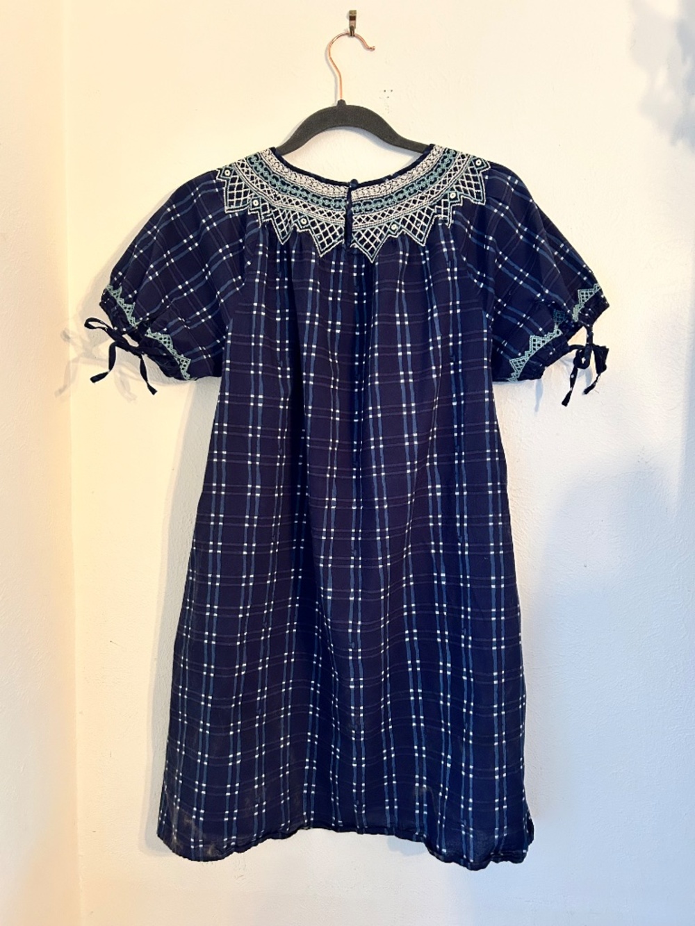 Madewell Puff Sleeve Mini Dress XXS - Picture 2 of 5